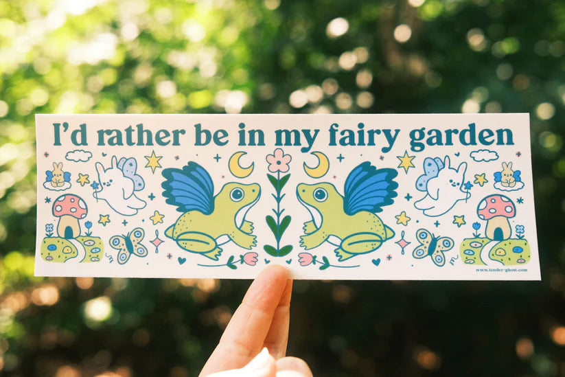 Fairy Garden Bumper Sticker