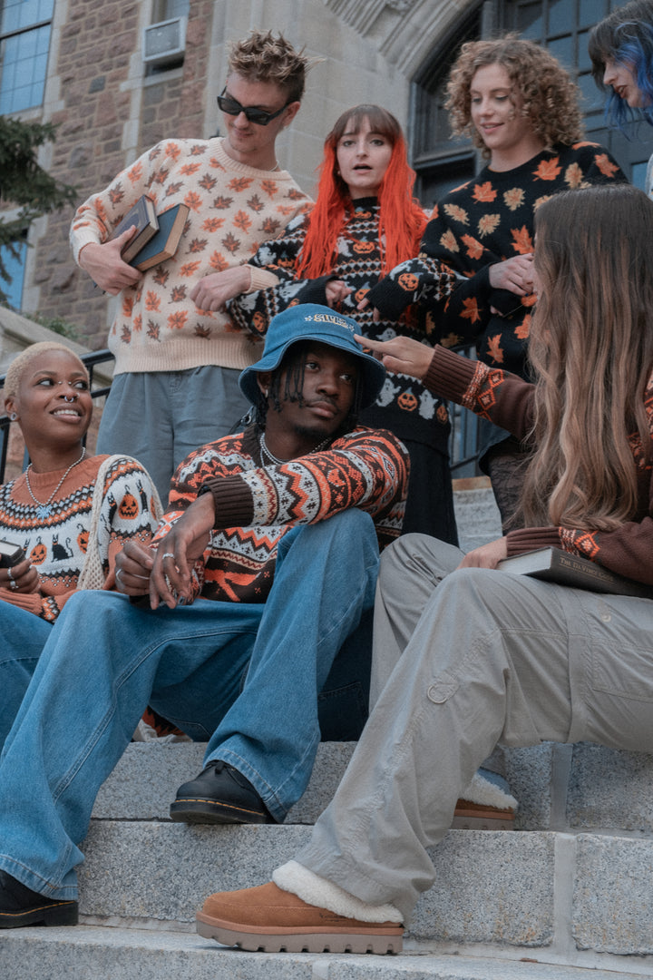 Denim Blue Swirl Bucket Hat