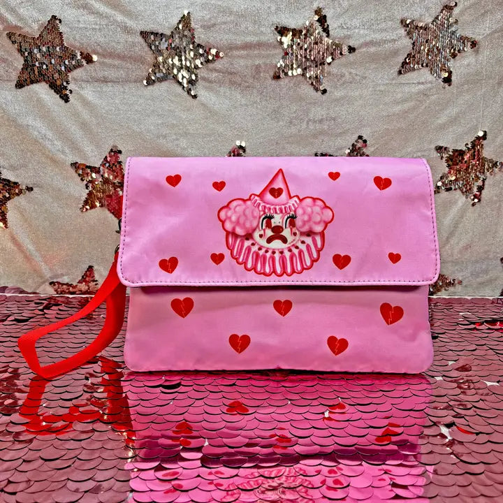 Sad Valentine Clown Smell Proof Bag with Lock